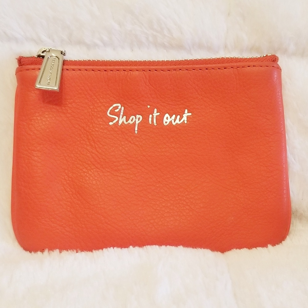 Rebecca Minkoff Red Leather Cory Pouch/Coi…